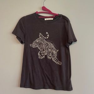 Free people graphic tee (dark navy)